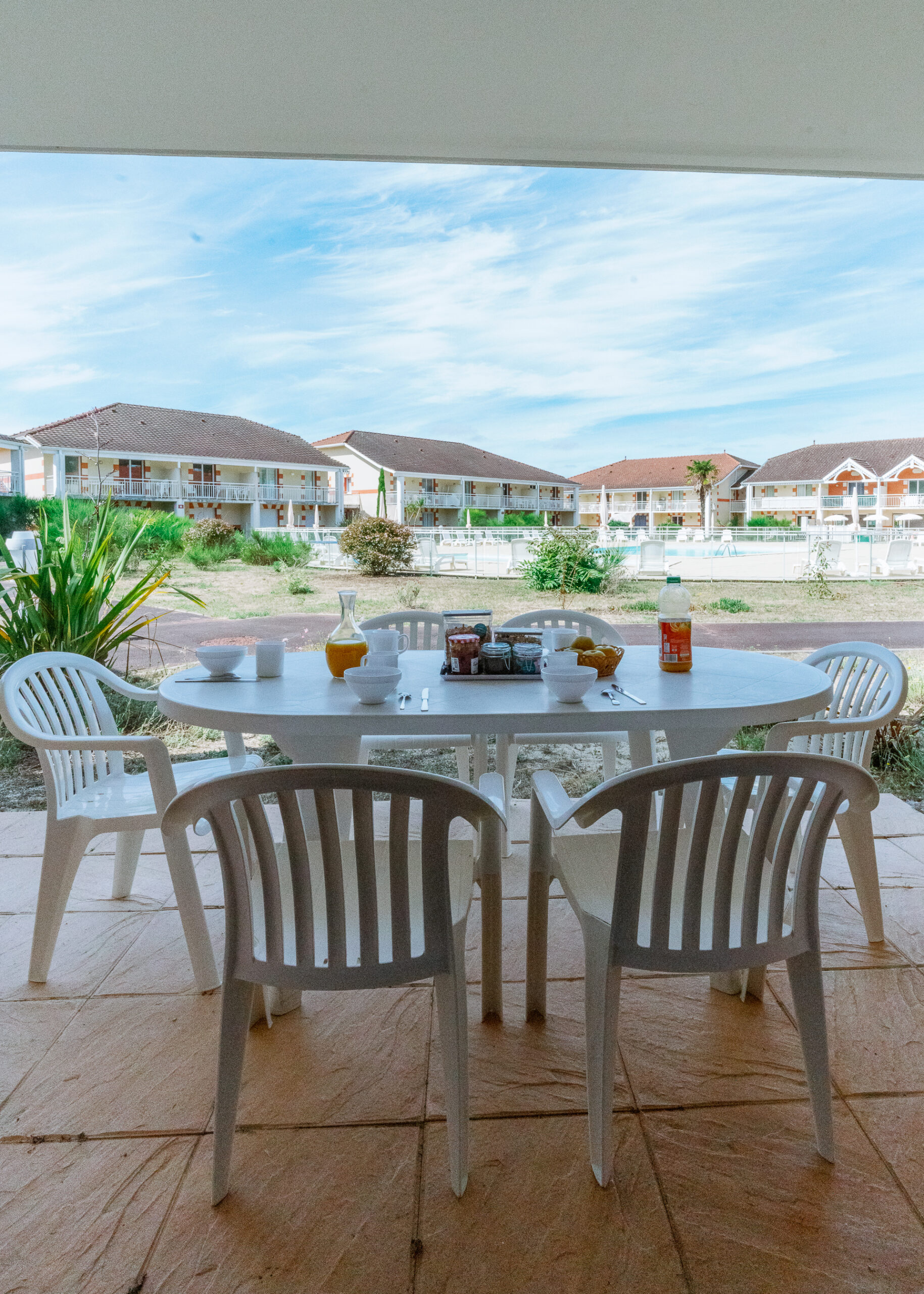 Terrasse d'appartement au rez de chaussée